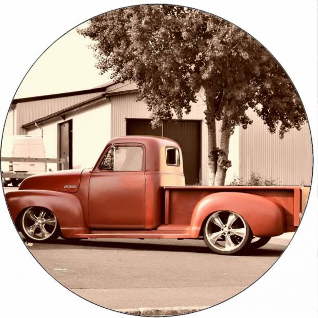 Essbarer Papieraufnehmer rot 19,5 cm