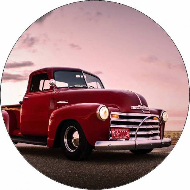 Essbares Papier retro pick up Chevrolet 19,5 cm