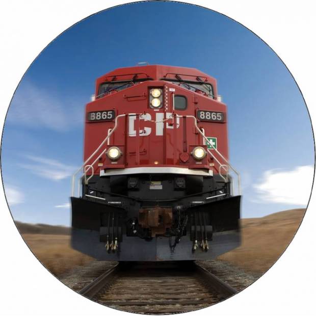 Essbare Papier-Diesellokomotive 19,5 cm