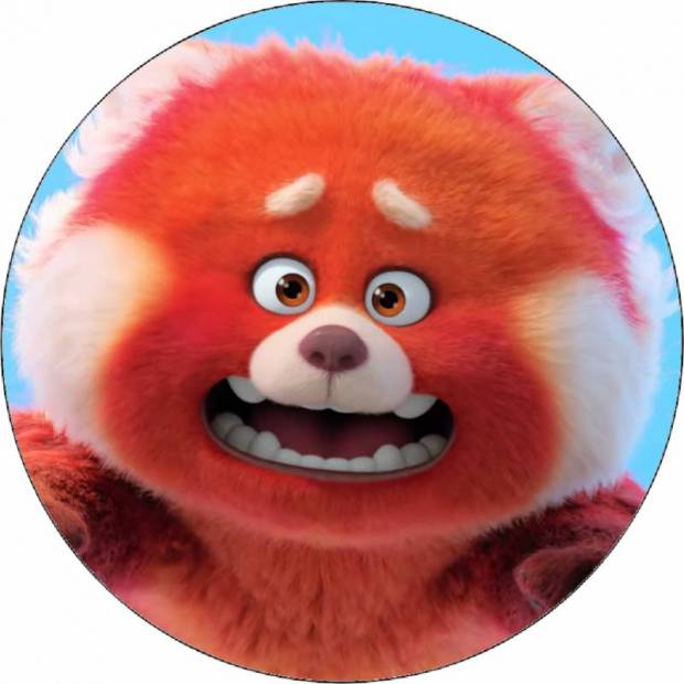 Essbares Papier Transformation fliegender Panda 19,5 cm