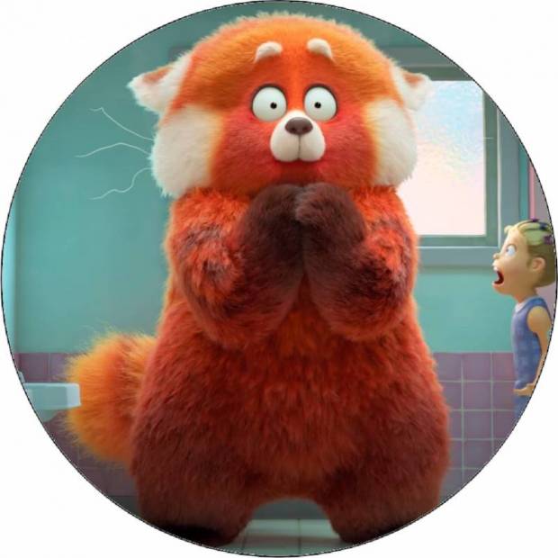 Essbares Papier Transformation Mei als Panda 19,5 cm