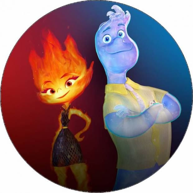 Essbares Papier Zwischen den Elementen Ember und Wade 19,5 cm