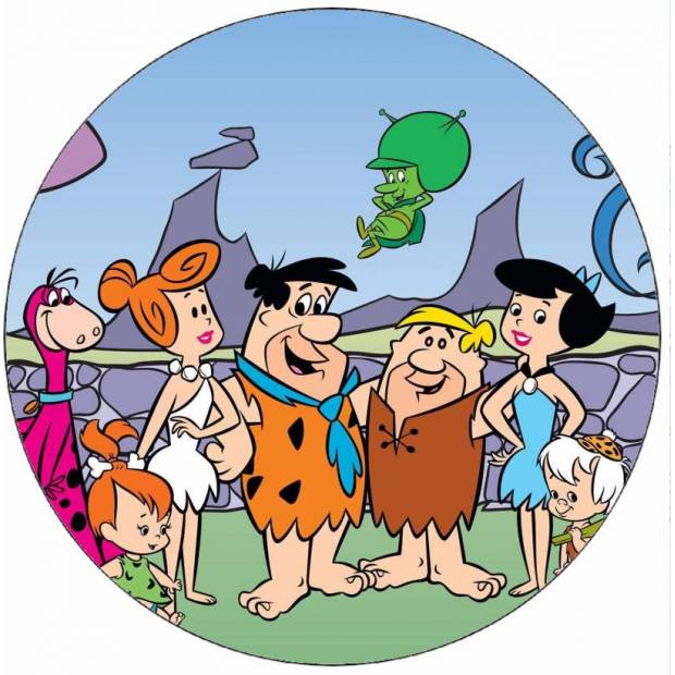 Essbares Papier für Flinstoun 19,5 cm