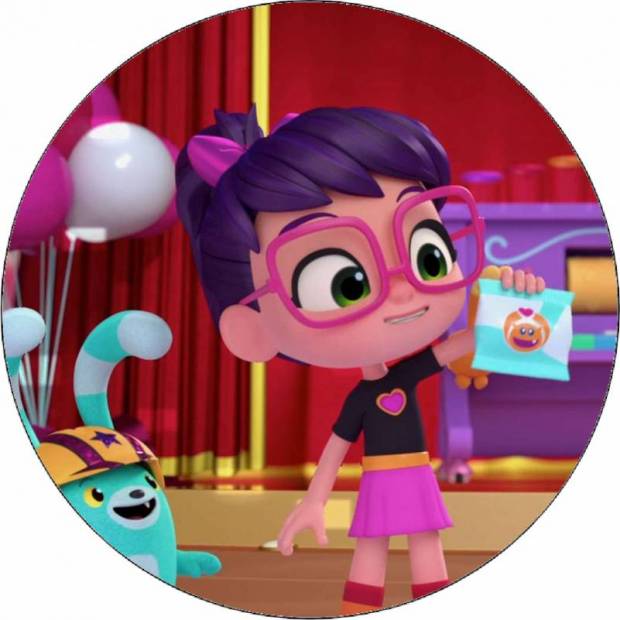 Essbares Papier Abby Hatcher Feier 19,5 cm