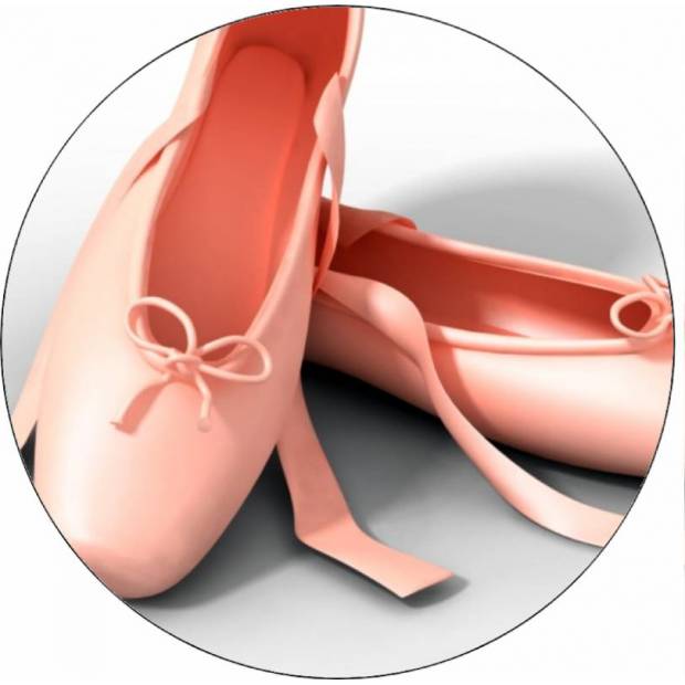 Essbare Ballettschuhe aus Papier 19,5 cm