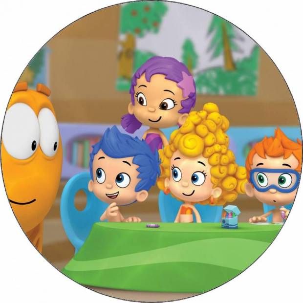 Essbares Papier Bubble Guppies Freunde 19,5 cm