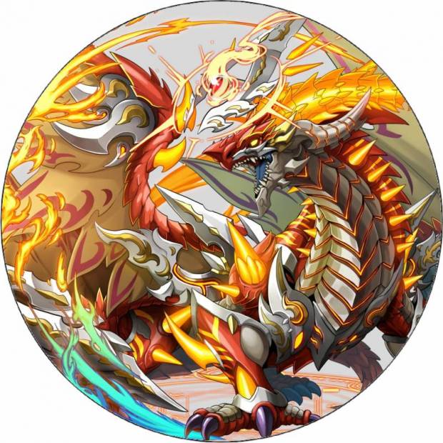 Essbares Papier Bakugan Drache 19,5 cm