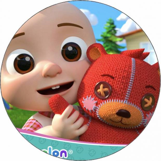 Cocomelon essbares Papier mit Teddybär 19,5 cm