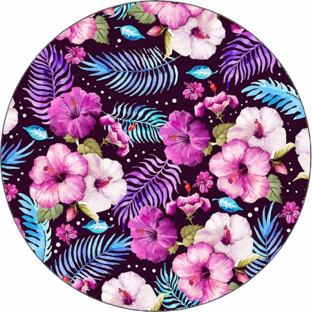 Essbares Papier mit Blumenmuster 19,5 cm