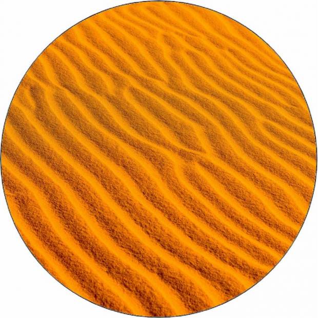 Essbares Papier Wüstensand Textur 19,5 cm