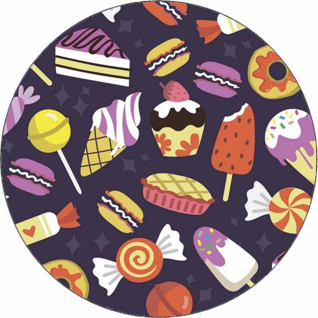 Essbares Papier Muster Schmetterlinge 19,5 cm