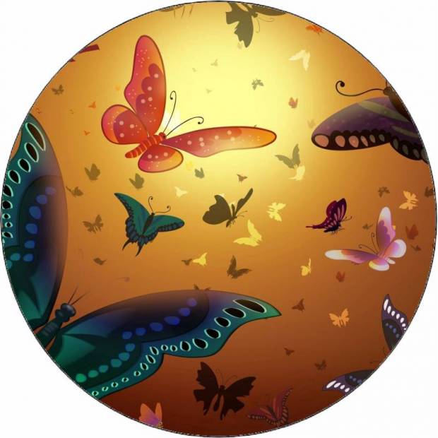 Essbare Papiermuster Bonbons 19,5 cm