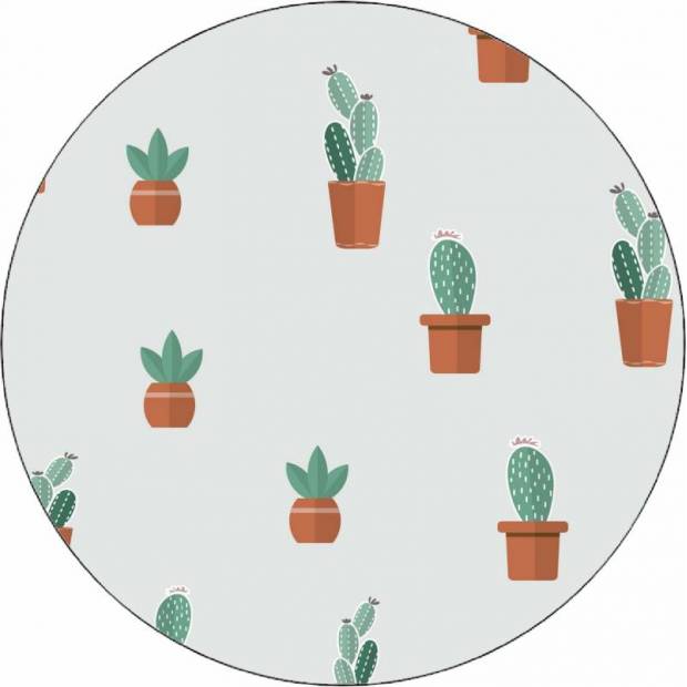 Essbares Papiermuster Kaktus 19,5 cm