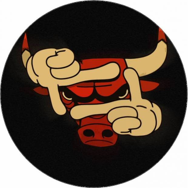 Essbares Papier Chicago Bulls NBA-Logo 19,5 cm