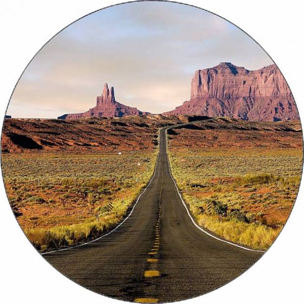 Essbares Papier Route 66 in USA 19,5 cm