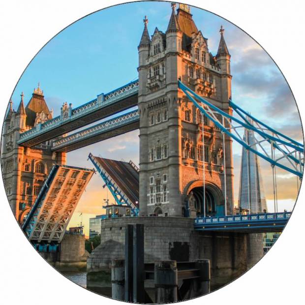 Essbares Papier Tower Bridge 19,5 cm