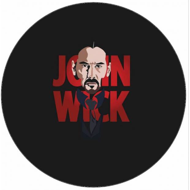 Essbares Papier John Wick Symbol 19,5 cm