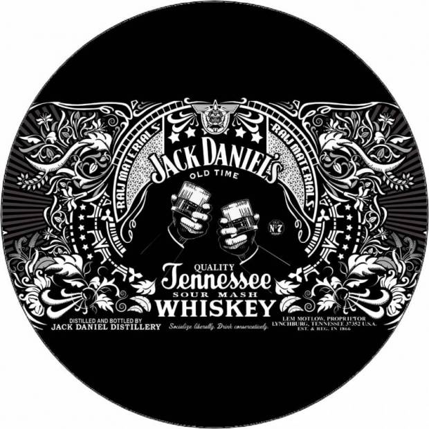 Essbares Papier Jack Daniels Logo 19,5 cm