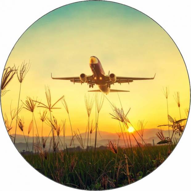 Essbares Papierflugzeug Start 19,5 cm