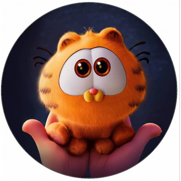 Essbares Papier Garfield Kätzchen in Palmen 19,5 cm