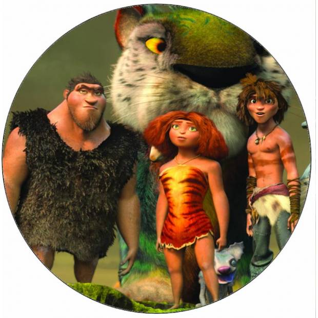 Essbares Papier Croods Familie 19,5 cm