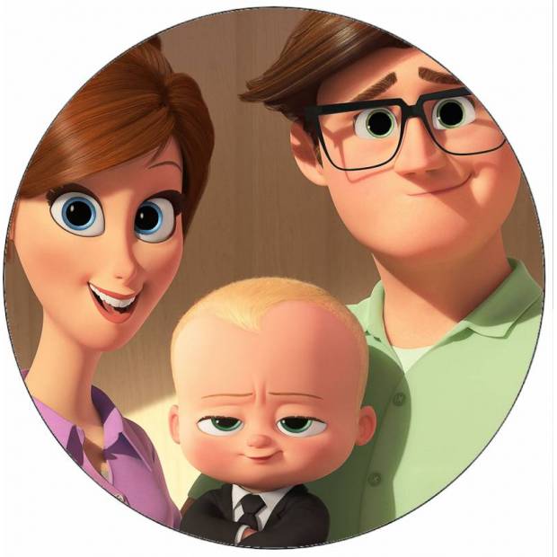 Essbares Papier Mimi Chef mit Eltern 19,5 cm