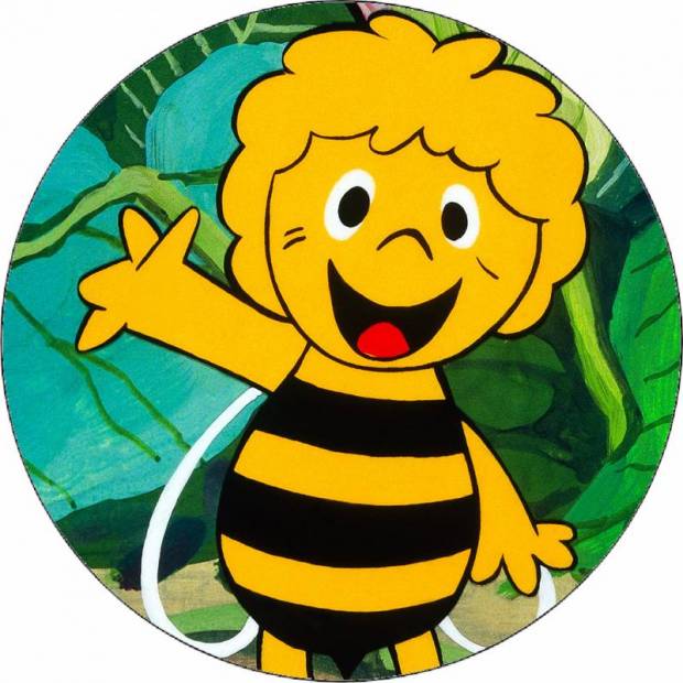 Essbares Papier Cartoon Biene Maya 19,5 cm