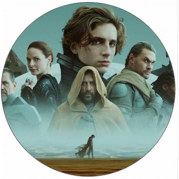 Essbares Papier Dünenfiguren 19,5 cm