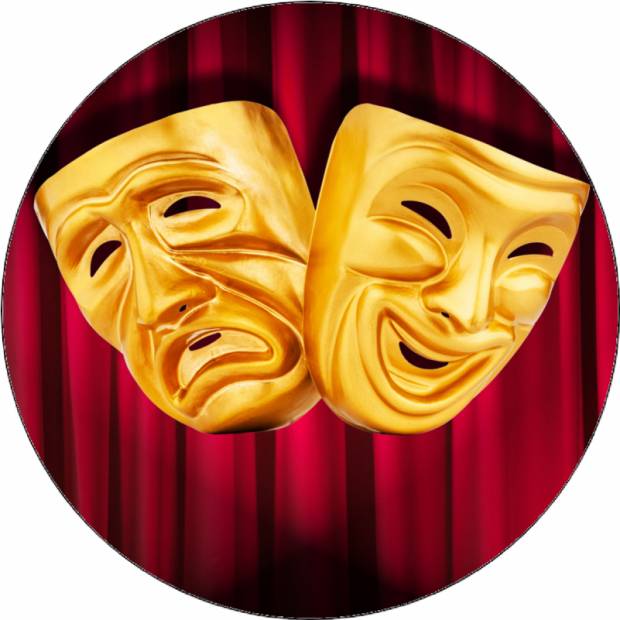 Essbares Papiertheater 19,5 cm