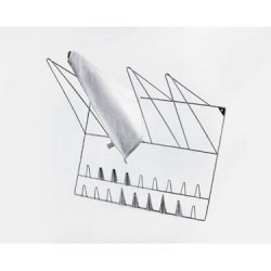 Edelstahlständer für Taschen und Dekorationstipps profi für die Wand