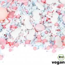 Zucker Dekoration 90g Weiße Flocken