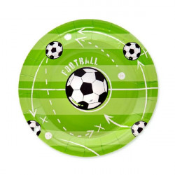 Pappteller Fußball 18cm 6Stück
