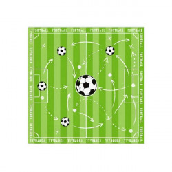 Papierservietten Fußball 10Stück 33x33cm