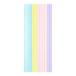 Geburtstagskerzen lang, dünn, pastellfarben 18 Stk.