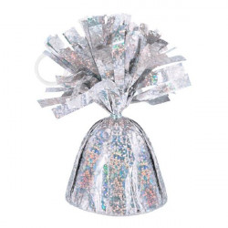 Gewichte an Ballons, silberner.