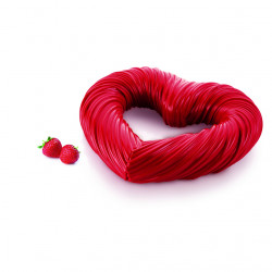 Silikon Herzform 3D 25x22x5cm 1,2l