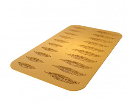 Silikonform für essbare Spitze und Schokoladenfedern 47x27cm