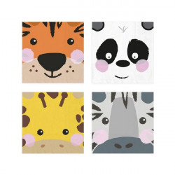 Papierservietten Tiere 20Stück 33x33cm