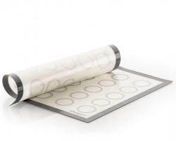 Silikonmatte für Makronen mit Glasfaser 40x30cm