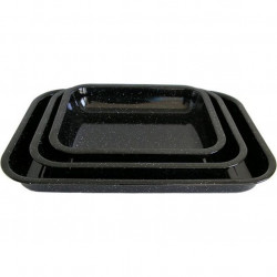 Belis Emaille-Backblech 34 x 26 x 5 cm, hergestellt für BELIS/SFINX