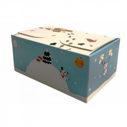 Bonbondose Schneemänner 16x11x5cm