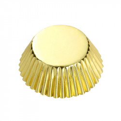 Goldmetallische Muffin-Körbchen 50x35mm 1000Stück