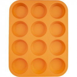 Orion Silikon-Muffinform orange (für 12 Stück)