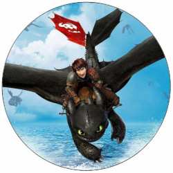 Essbares Papier Wie man einen Drachen züchtet Zahnlos 19,5 cm