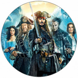 Essbares Papier Pirates of the Caribbean 19,5 cm