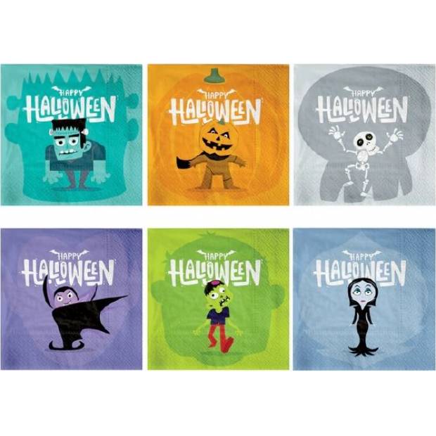 Halloween Papierservietten 12Stück 33x33cm