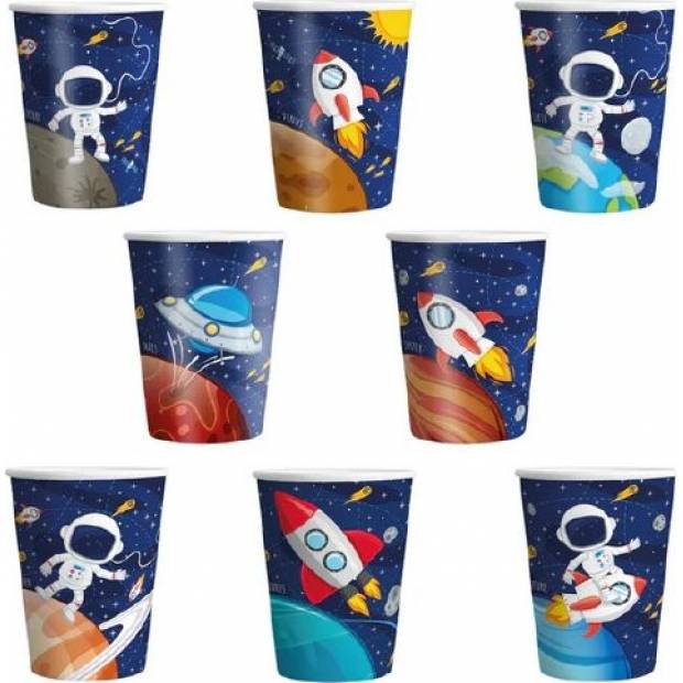 Pappbecher Universum 220ml 8Stk