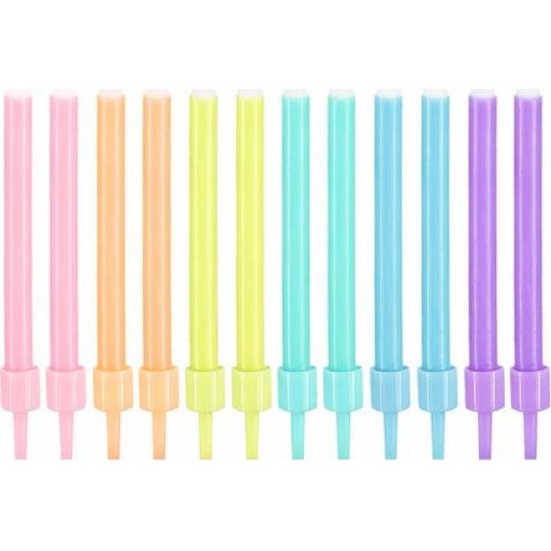 Kerzen farbig 12Stk 6cm