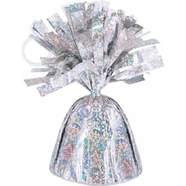 Gewichte an Ballons, silberner.