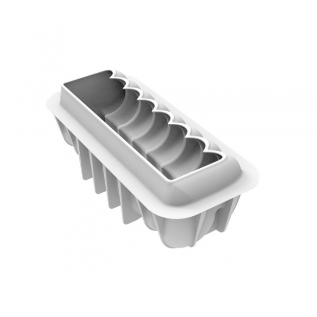 Silikonform Coeur Herz für Mousse 24x9x9cm 1,2l